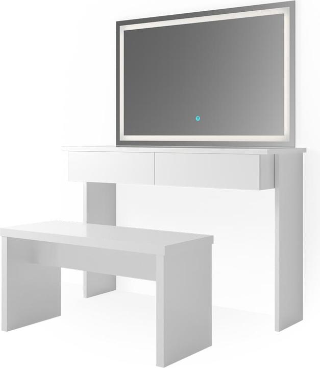 Actual product image Vicco Azur with stool and lighting (120 x 40 x 83 cm)