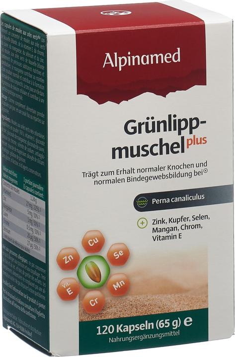 Produktbild Alpinamed Grünlippmuschel (120 Stück, Kapseln, 100 g)