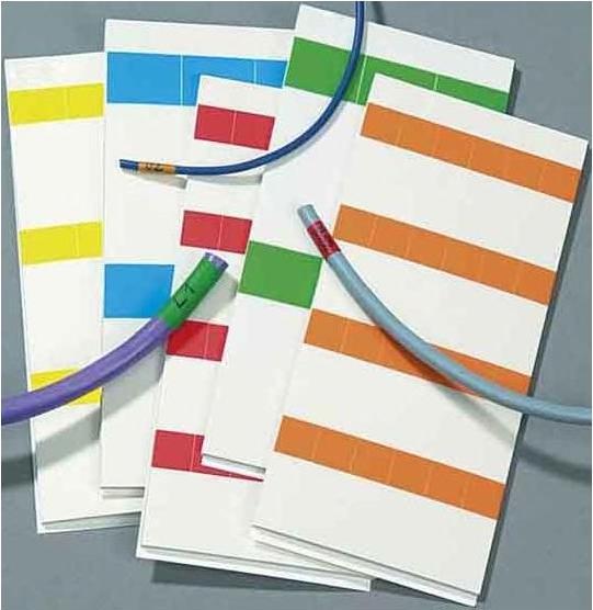 Produktbild HellermannTyton 598-14027 HSMB-C2-1402-RD Kabel-Etikett Helasign 19.05 x 12.70 m (0.10 cm)