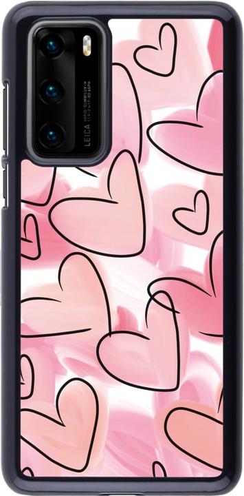 Image du produit PhoneLook Coque Easter 2023 pink hearts (Huawei P40)