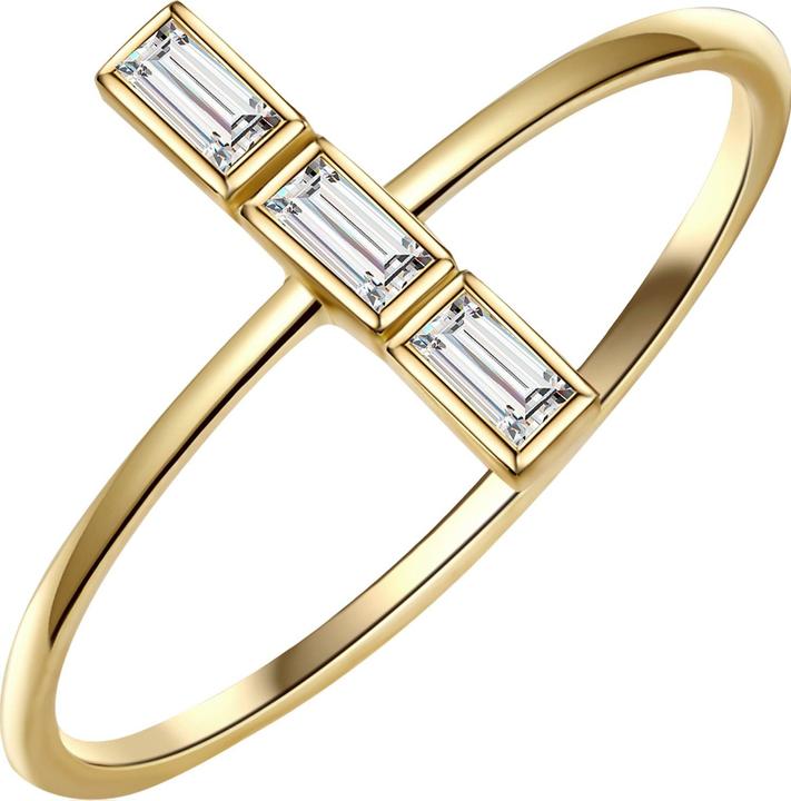 Produktbild Glanzstücke München Damen Sterling Silber Zirkonia gelbgold - 23588 (54, 925 Silber)