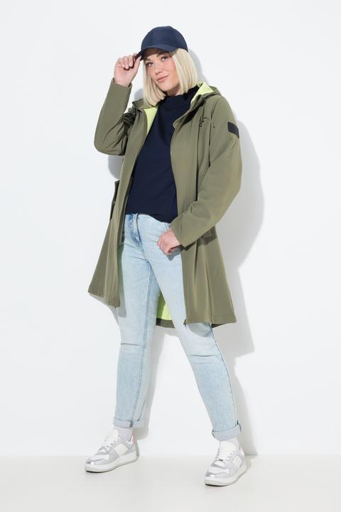 Produktbild Ulla Popken HYPRAR Softshelljacke, wasserabweisend, 2-Wege-Zipper (50, 52)