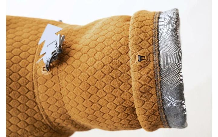 Actual product image Hurtta Winter Coat Warming Midlayer ECO, 40, Mustard (40, Dog coat)