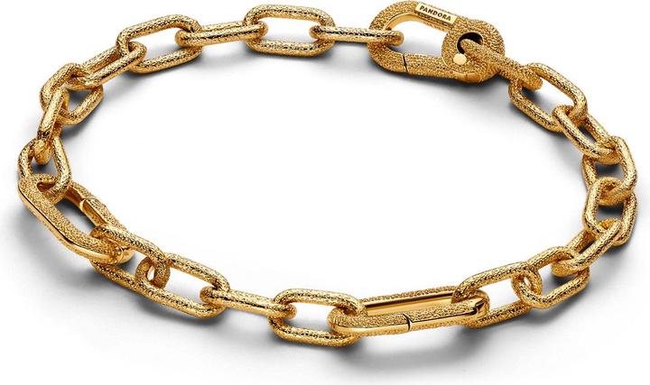 Pandora ME Kettenarmband mit kleinen Kettengliedern (20 cm, Metall, Vergoldet)