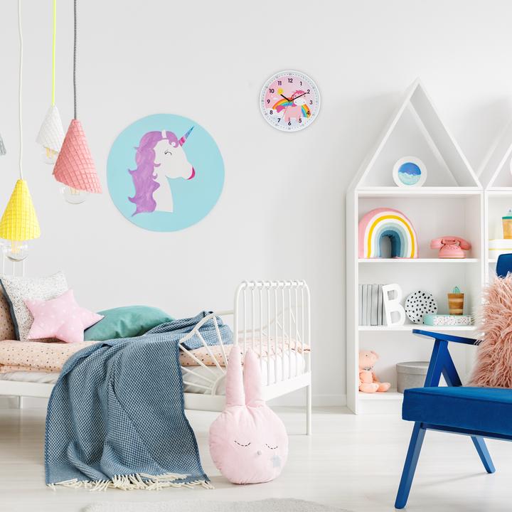 Produktbild Relaxdays Einhorn-Wanduhr