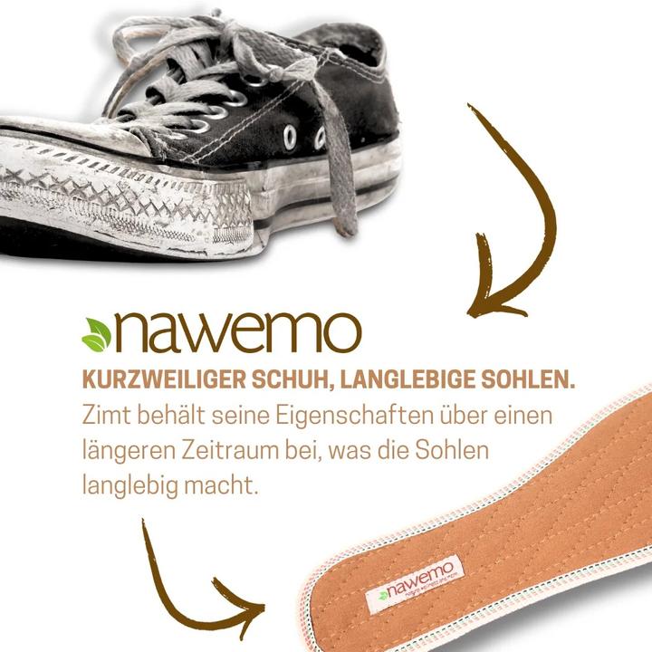 Produktbild Nawemo Zimteinlegesohlen gegen Schweissfüsse