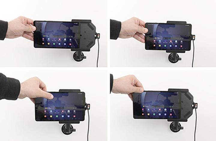 Actual product image Brodit Active holder, with fixed connection, 12/24V, for SAMSUNG Galaxy Tab A9
