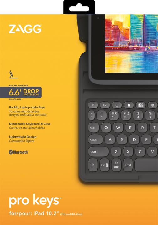 Image du produit Zagg Pro Keys (CH, iPad 2019 (7e gène), iPad 2020 (8. Gen), iPad 2021 (9e génération))