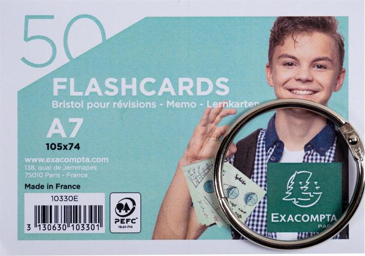 Immagine prodotto Exacompta Schede flash (A7, 205 g/m², 50 x)