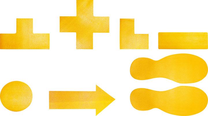 Produktbild Durable Hinweisaufkleber für den Boden Form