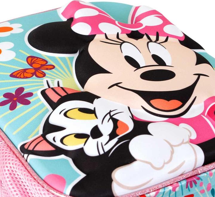 Immagine prodotto Karactermania Zaino Disney Minnie Mouse Figaro-Piccolo 3D, rosa, 26 x 31 cm, capacità 8,5 L