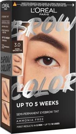 Image du produit L'Oréal Paris Brow Color Teinture pour sourcils semi-permanente (3.0 Brunette foncé)