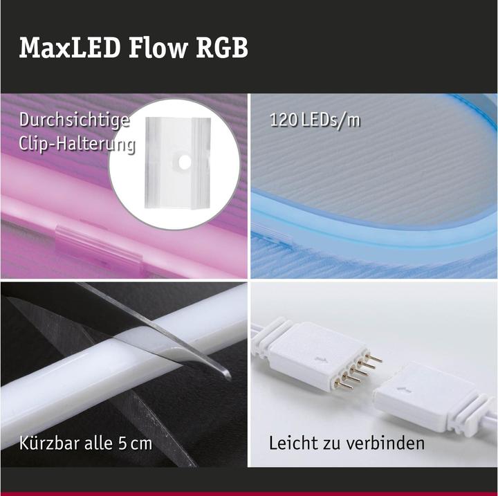 Produktbild Paulmann MaxLED Flow Stripe Set (Mehrfarbig, 550 cm, Indoor)
