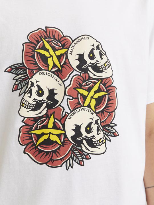 Image du produit Jack & Jones Joranatomy Skull Tee Ss Crew Neck Ln (M)