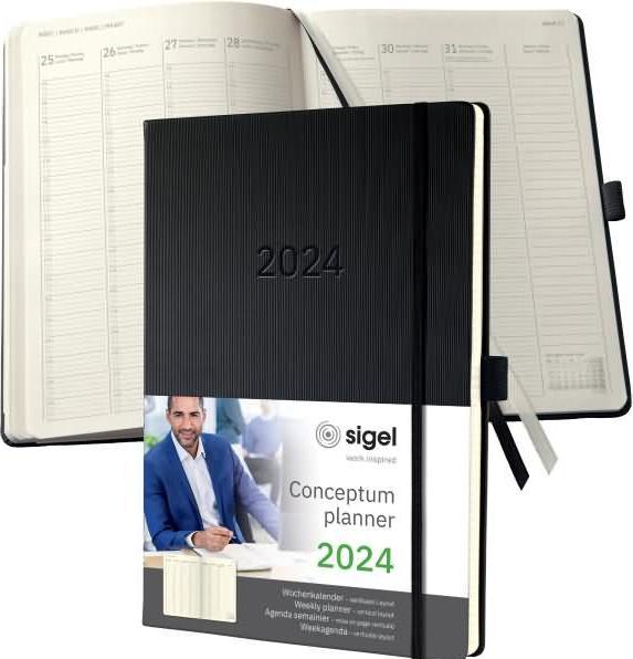 Immagine prodotto Sigel Calendario settimanale (A4+, Copertina rigida, Tedesco)