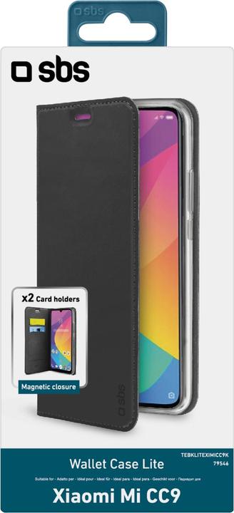 Actual product image SBS Book Wallet Lite Case (Mi CC9)