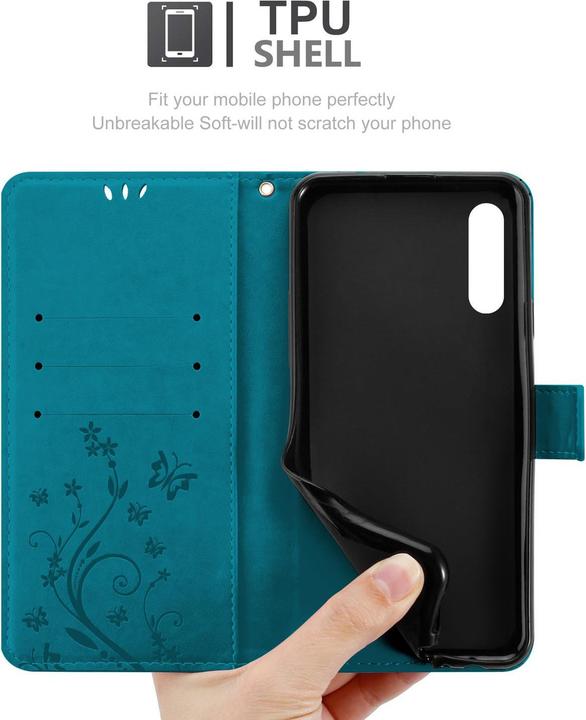Image du produit Cadorabo Couverture du livre de fleurs (Samsung Galaxy A90 5G)