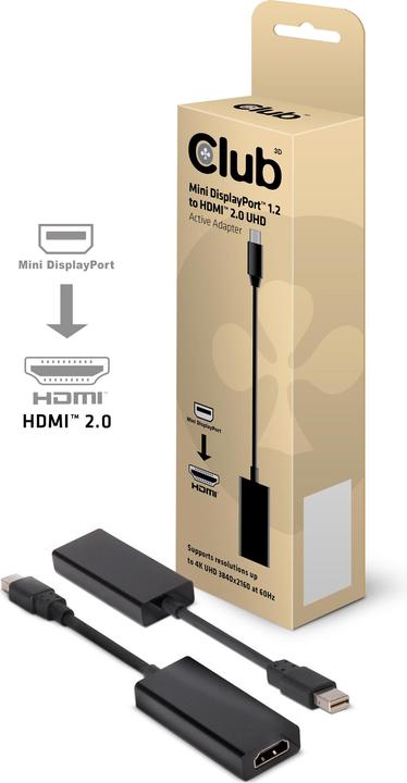 Produktbild Club 3D Mini DisplayPort zu (HDMI, 15 cm)