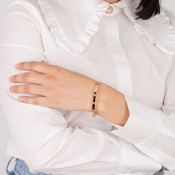 Immagine prodotto Lotus Stile - Bracciale solido placcato oro con cristalli LS1846-2 / 2 (Acciaio inossidabile)