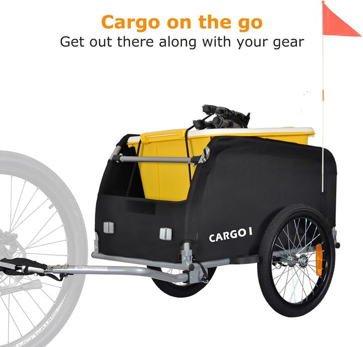 Tiggo Klappbarer Velo-Lastenanhänger
