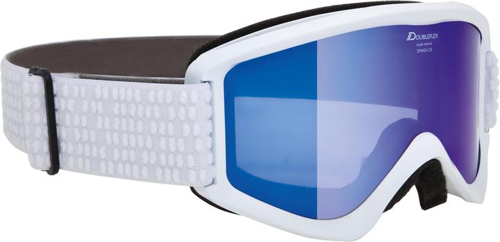 Image du produit ALPINA SPORTS Smash 2.0 Multimirror Lunettes de ski (Couleur : 812 blanc , Oculaire : MIRROR blue (S3))
