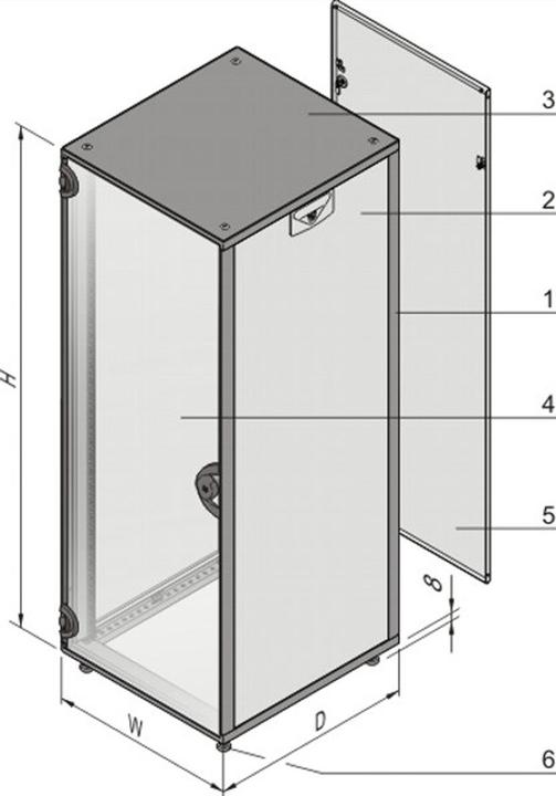 Image du produit Schroff Novastar (13.25 HE, Rack 19 pouces)
