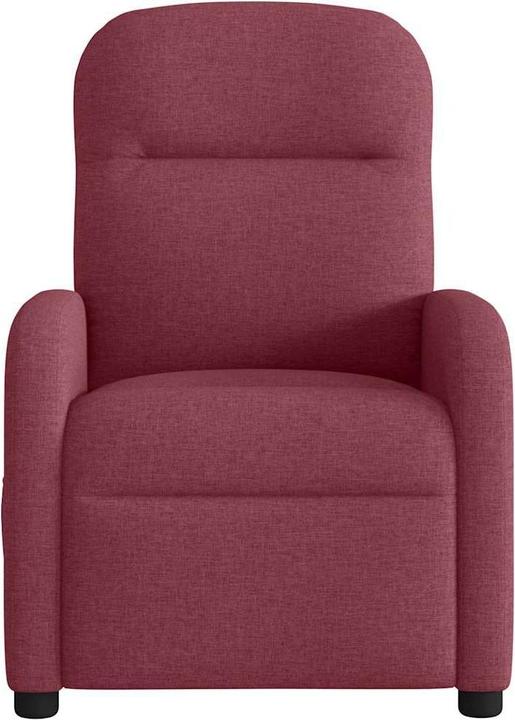 Actual product image VidaXL Massage chair wine red fabric