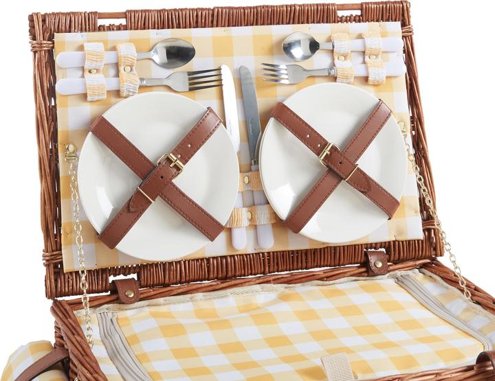 Produktbild Casa.Pro Picknickkorb Brindisi für 4 Personen Komplettset