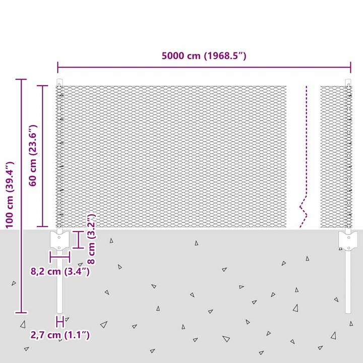 Produktbild VidaXL Gartenzaun