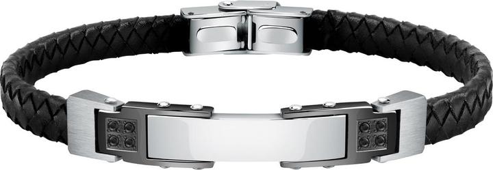 Morellato Moody Armband (22 cm, Edelstahl, Leder)