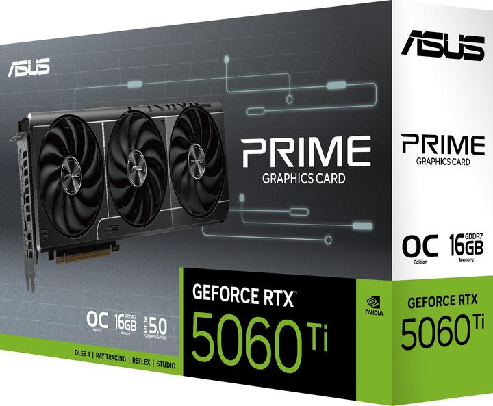 Produktbild ASUS Prime GeForce RTX 5060 Ti OC (16 GB)