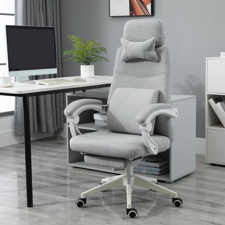 Image du produit Vinsetto Siège de travail avec repose-pieds