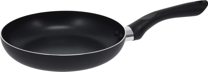 Nobrand Bratpfanne Aluminium 20x4cm Schwarz (4 cm, Bratpfanne, Aluminium)