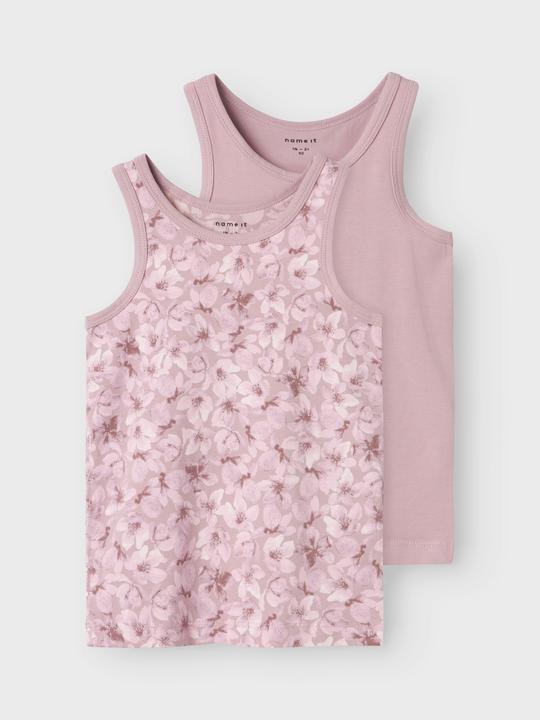 Actual product image Name it Nmftank Top 2p Mauve Flower Noos (86)