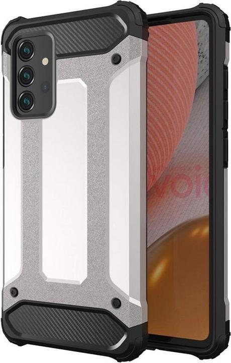 Actual product image Hurtel Back panel cover Hybrid Armor Case for Samsung Galaxy A56 - Silver (Samsung Galaxy A56)