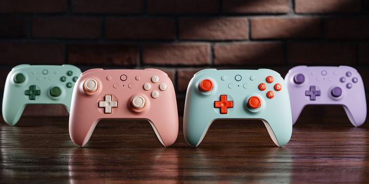 Actual product image 8bitdo Ultimate 2C Wireless (peach/light yellow, for Windows & Android) (Windows, Android)