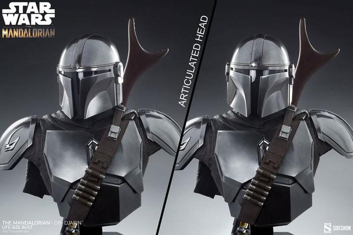 Image du produit Sideshow Star Wars The Mandalorian buste 1/1 The Mandalorian - Din Djarin 86 cm