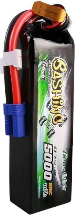Produktbild Gens Ace G-Tech 5000mAh 14.8V 4S1P 60C Lipo Battery Pack with EC5 Plug-Bashing Series (14.80 V, 5000 mAh)