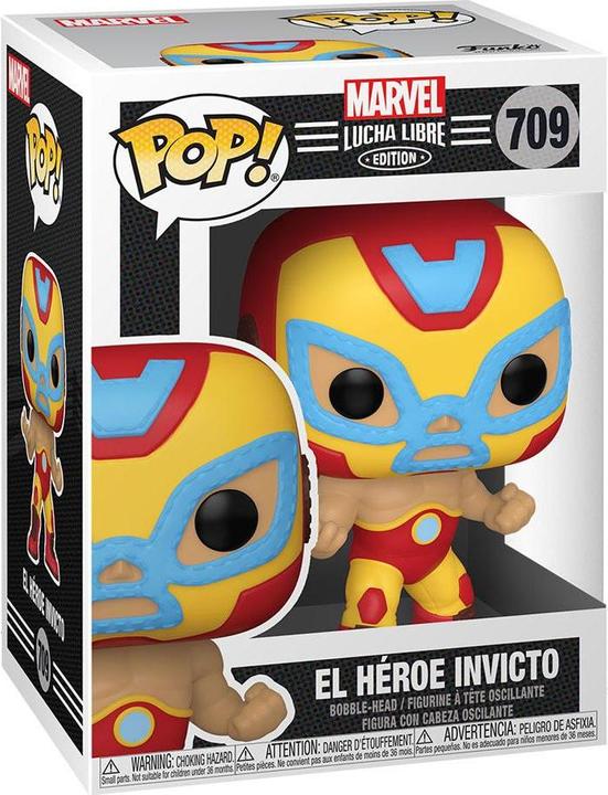 Actual product image Funko POP! - Marvel Luchadores: Iron Man