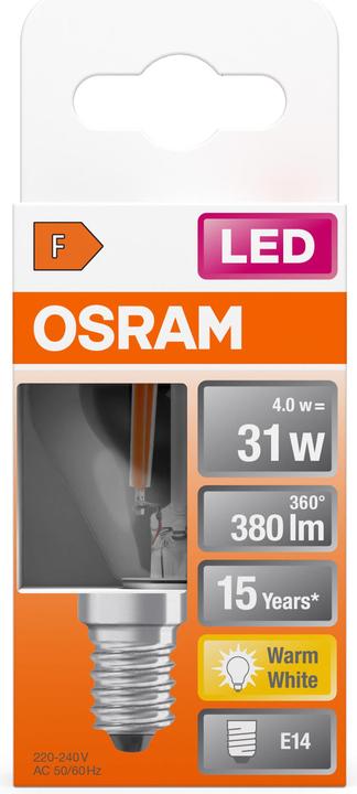 Produktbild Osram Led Retrofit Classic P Mirror (E14, 4 W, 350 lm, 1 x, F)
