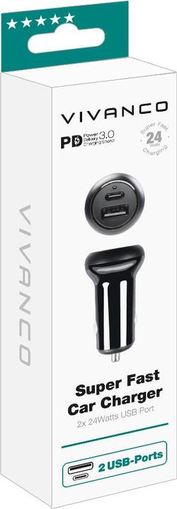 Produktbild Vivanco Super Fast Car Charger