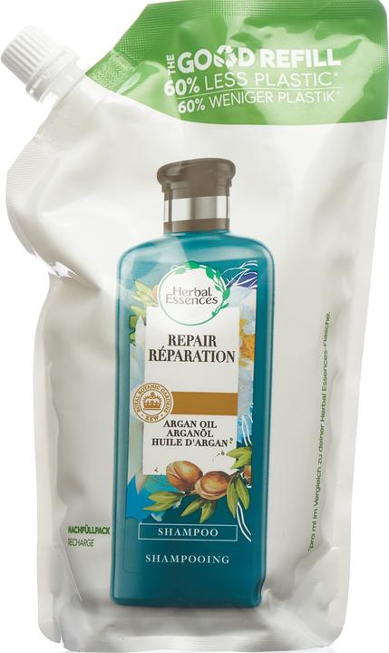 Produktbild Herbal Essences Repair Shampoo Nachfüllpack (480 ml, Flüssiges Shampoo)