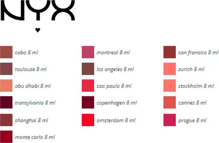 Nährwerte und Zutaten NYX Professional Make-Up Soft Matte (Leon)