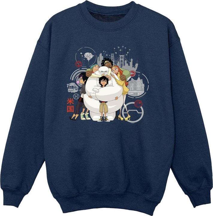 Disney Big Hero 6 Baymax Group Hug Sweatshirt Mädchen