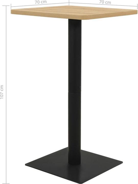 Immagine prodotto VidaXL Bartisch (70 x 70 x 107 cm)