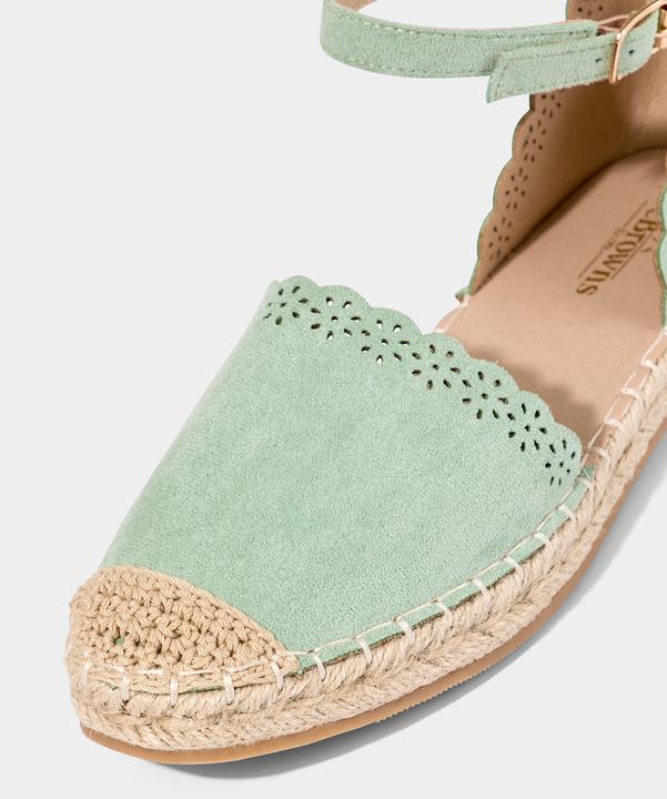 Actual product image Joe Browns Laser-Cut Flower Espadrille Flat Shoes (42)
