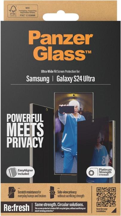 Productafbeelding PanzerGlass Privacy (1 Stuk, Samsung Galaxy S24 Ultra)