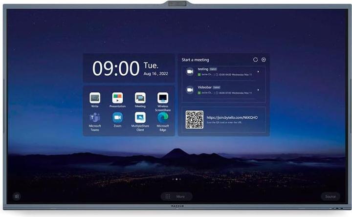 Image du produit Maxhub ÉCRAN DE PROJECTION VIDÉO 55 C5530 (3840 x 2160 pixels, 55")