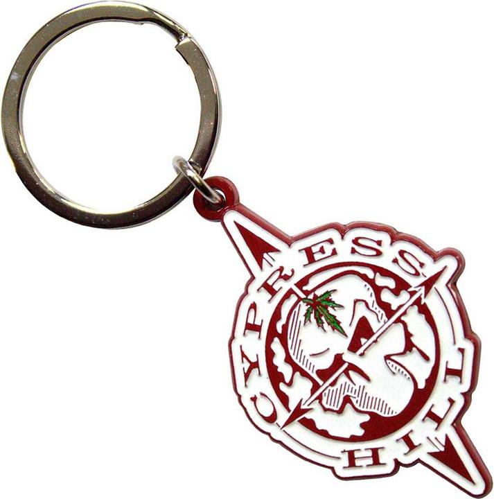 Cypress Hill Skull Compass Emaille Schlüsselanhänger