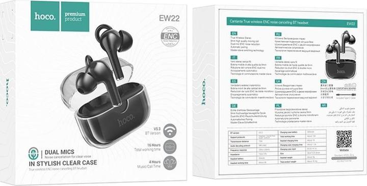 Actual product image Hoco EW22 Wireless Headphones (ANC, 4 h, Wireless)